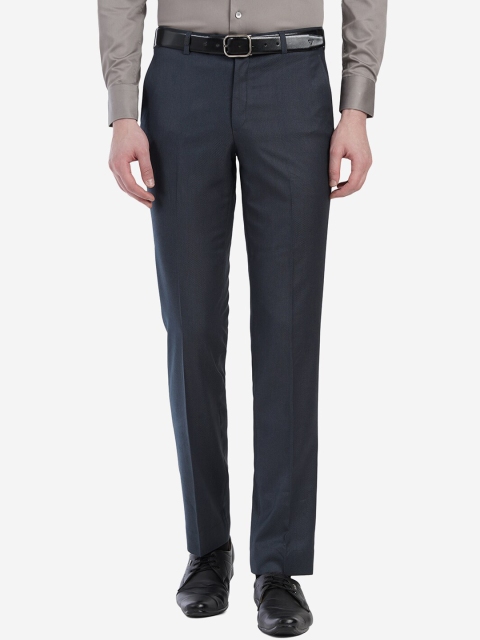 

JB STUDIO Men Blue Custom Slim Fit Trousers