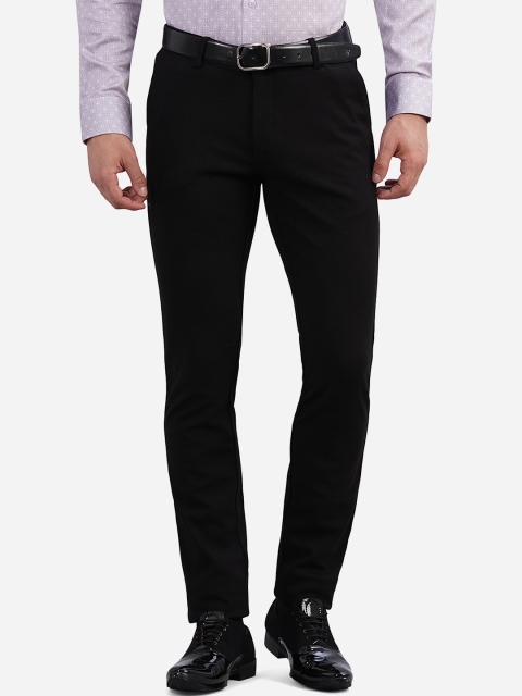 

JB STUDIO Men Black Custom Slim Fit Trousers
