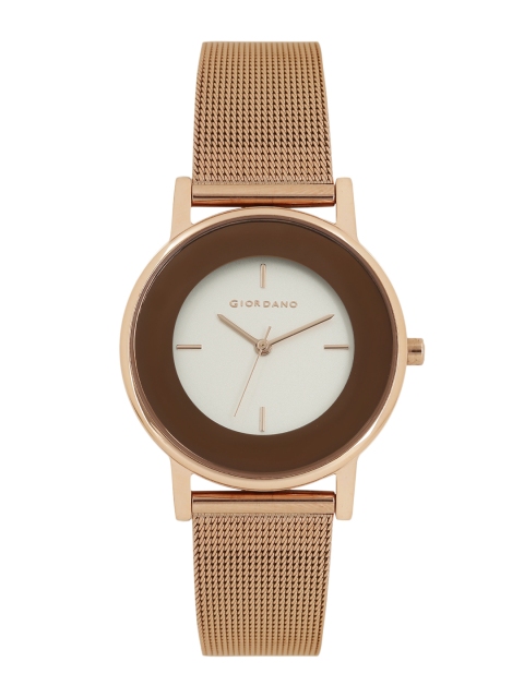 

GIORDANO Women White Analogue Watch A2052-44
