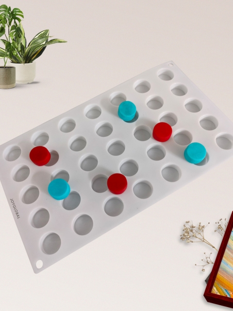 

JoyGlobal White Solid Round Silicone Bakeware