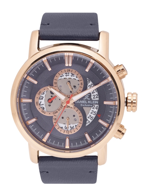 

Daniel Klein Men Navy Multifunction Watch DK11284-3, Charcoal