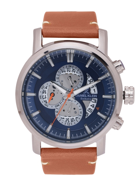 

Daniel Klein Men Navy Chronograph Watch 11284-4, Navy blue