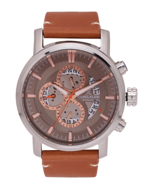 

Daniel Klein Exclusive Men Bronze-Toned Chronograph Watch 11284-6