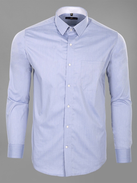 

FRENCH CROWN Men Blue Standard Formal Shirt