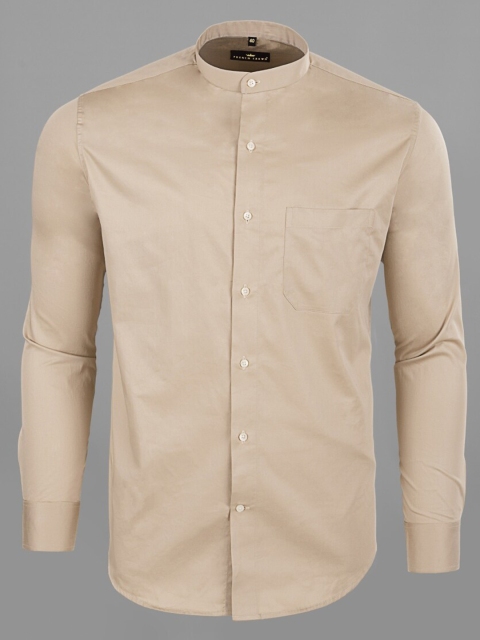 

FRENCH CROWN Men Brown Standard Formal Shirt