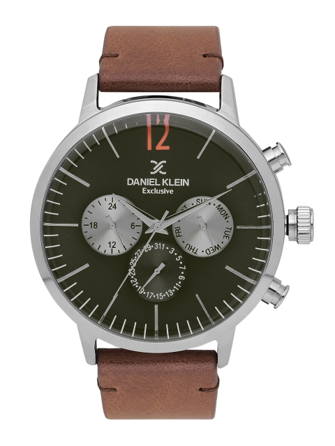 

Daniel Klein Men Gunmetal-Toned Multifunction Analogue Watch DK11350-6-418C, Metallic