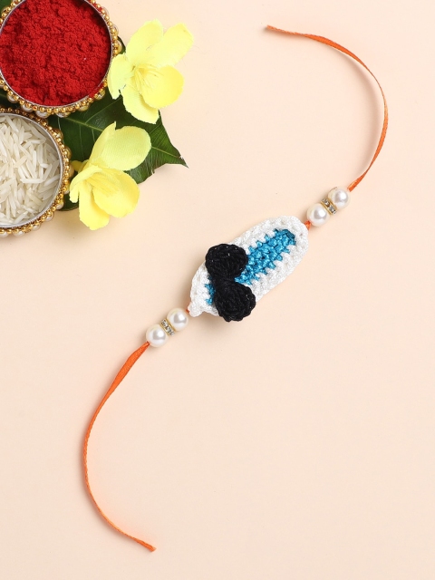 

The Magic Wand Boys Orange & Blue Thread Rakhi, Multi