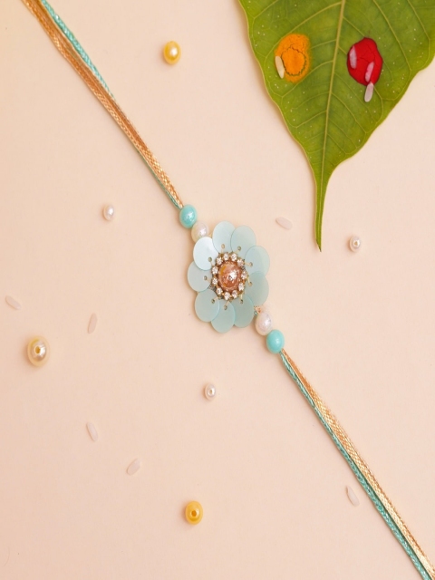 

The Magic Wand Boys Blue & Beige Thread Rakhi