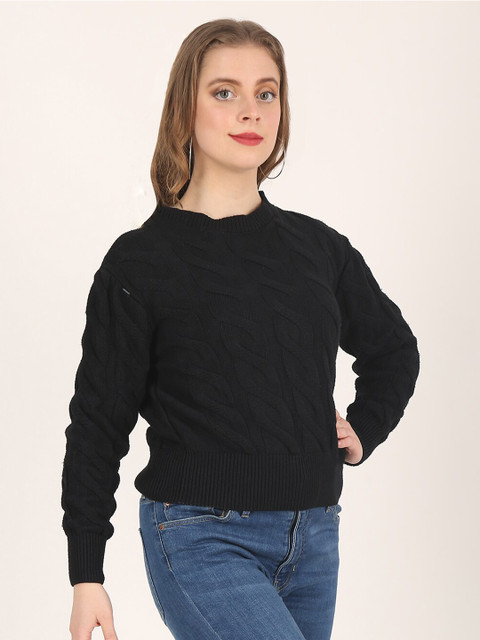 

NoBarr Women Black Pullover