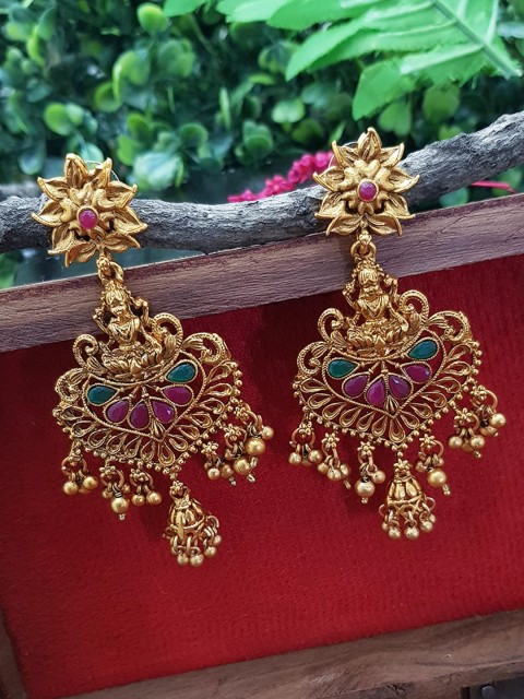 

GRIIHAM Multicoloured Contemporary Drop Earrings, Multi