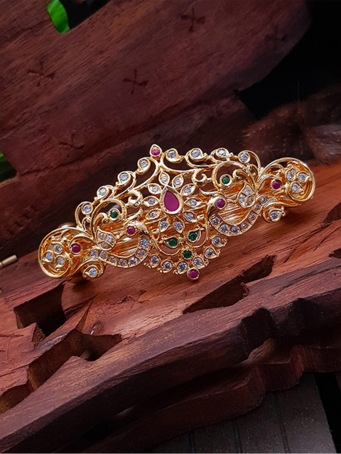 

GRIIHAM Women Gold-Toned & White French Barrette