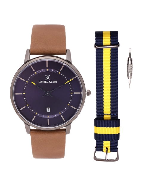 

Daniel Klein Slim Men Navy Analogue Watch DK11285-5, Navy blue