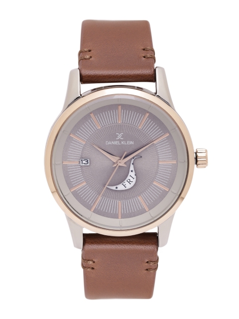 

Daniel Klein Men Taupe Analogue Watch DK11300-2-400C