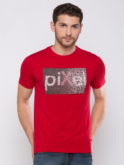 

Status Quo Men Red Printed T-shirt