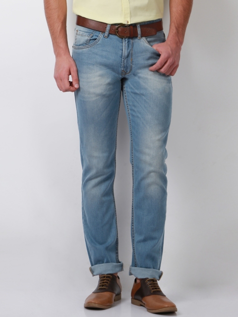 

Peter England Men Blue Slim Fit Mid-Rise Clean Look Jeans
