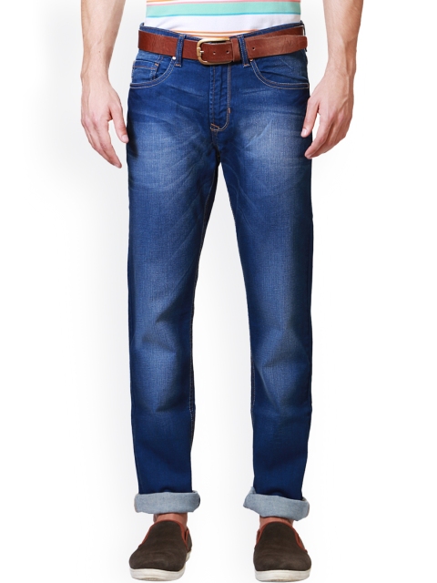

Peter England Men Blue Slim Fit Mid-Rise Clean Look Jeans