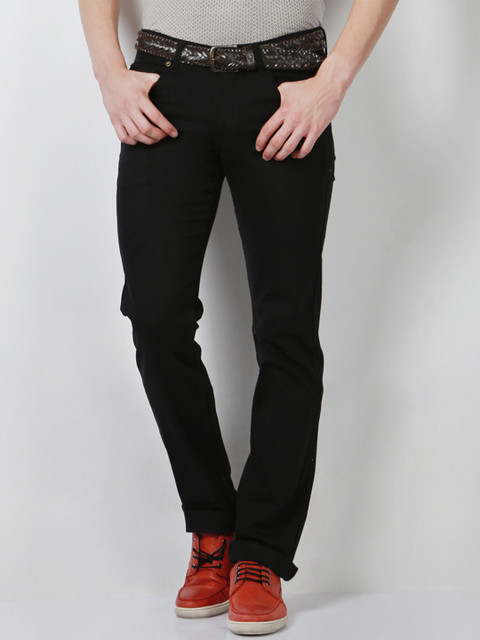 

Peter England Men Black Slim Fit Jeans