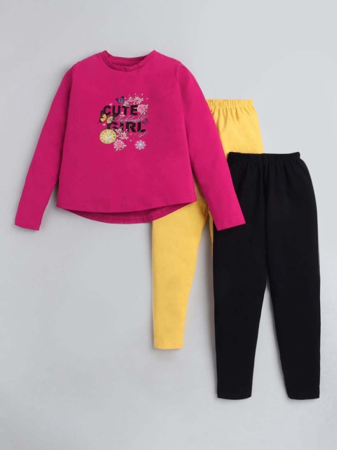 

Hopscotch Girls Multi Clothing Set, Magenta