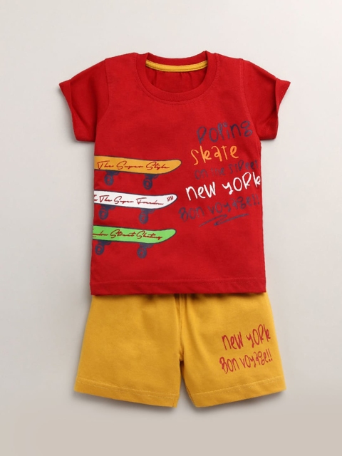 

Hopscotch Boys Red Clothing Set