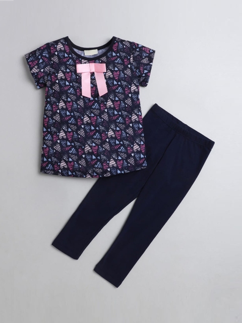 

Hopscotch Girls Navy Blue Clothing Set