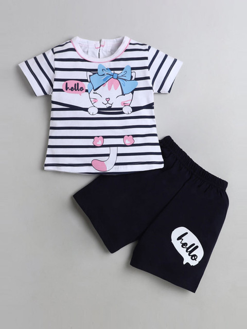 

Hopscotch Girls Navy Blue Clothing Set