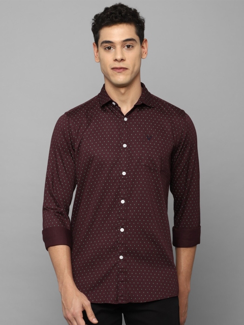 

Allen Solly Sport Men Maroon Printed Casual Shirt