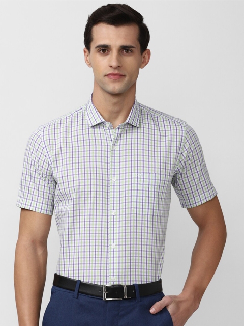 

Peter England Men Multicoloured Checked Formal Shirt, Multi