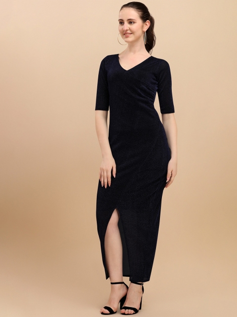 

SHEETAL Associates Black Bodycon Midi Dress