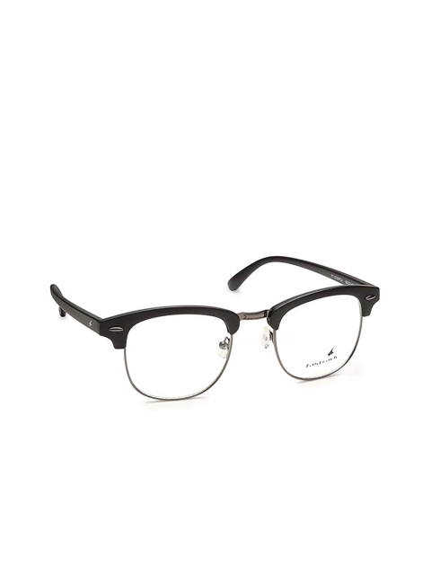 

Fastrack Unisex Grey & Black Full Rim Square Frames