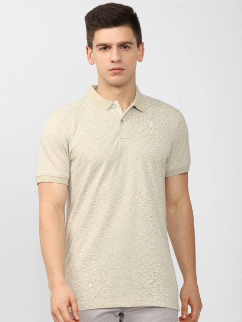 

Van Heusen Sport Men Beige Polo Collar T-shirt