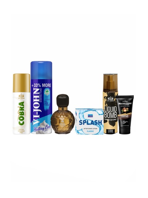 

VI-JOHN Men's Grooming Kit, Multi