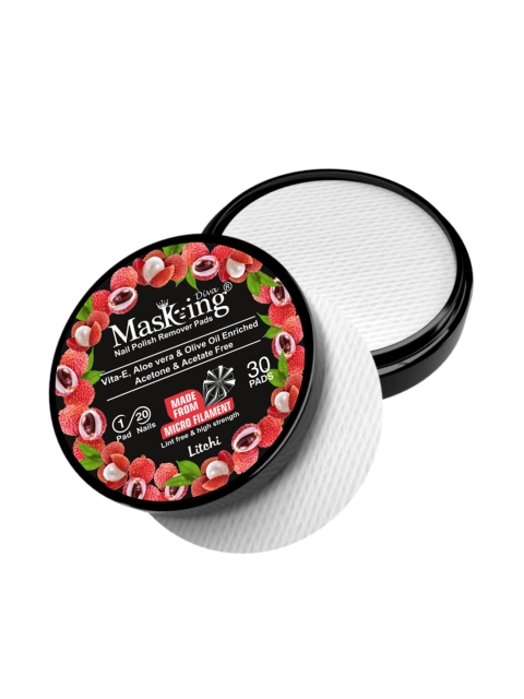 

MasKing Pack of 4 Skin Hydrating Facial Mask and Nail Polish Remover Combo, Multi