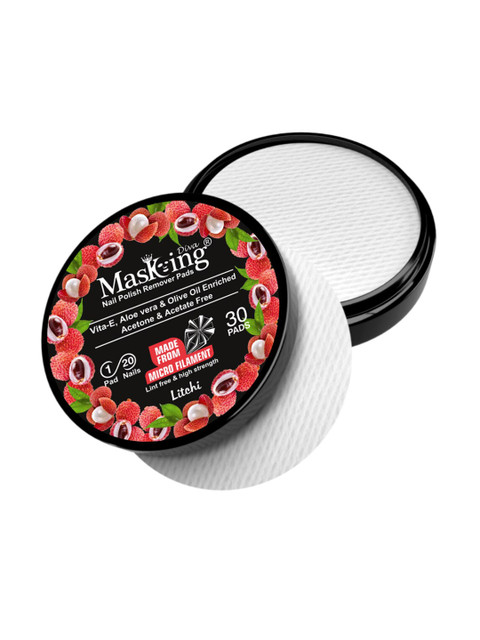 

MasKing Pack of 4 Hydrating Facial Mask and Nail Polish Remover Combo, Multi