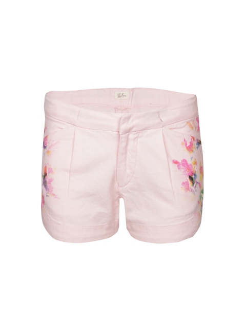 

Gini and Jony Girls Pink Printed Shorts