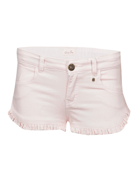 

Gini and Jony Girls Pink Solid Shorts