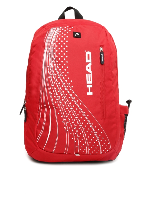 

Head Unisex Red & White Graphic Backpack