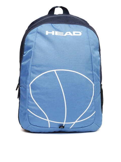 

Head Unisex Blue Brand Logo Backpack