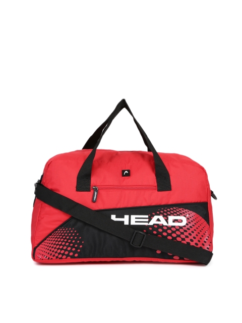 

Head Unisex Red Printed Duffel Bag