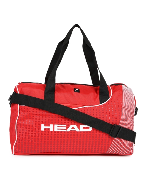 

Head Unisex Red Printed Duffel Bag