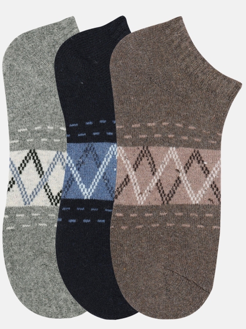 

NEXT2SKIN Men Pack of 3 Assorted Woolen Shoe Liners