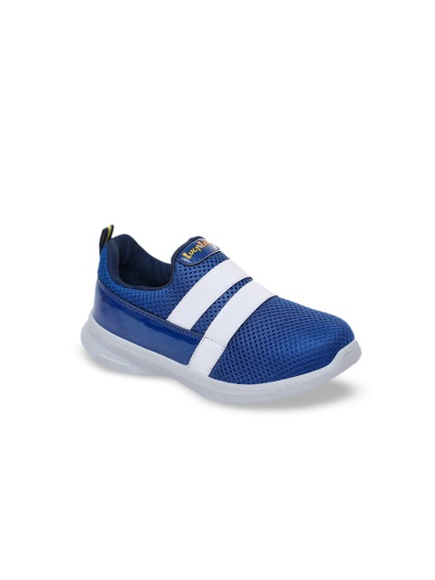 

Liberty Unisex Kids Blue Woven Design Slip-On Sneakers