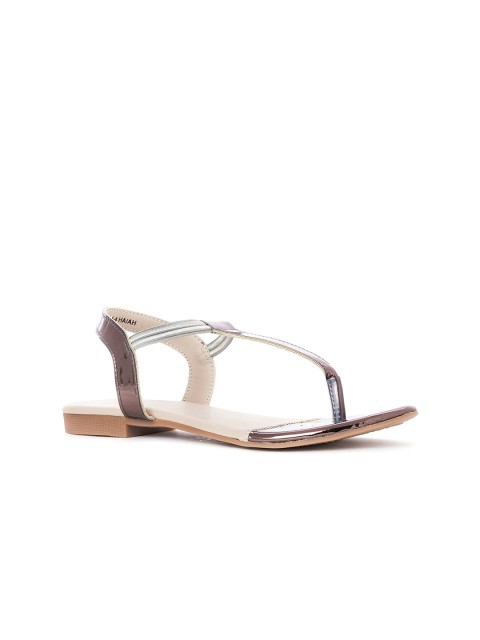 

Khadims Women Grey Open Toe Flats