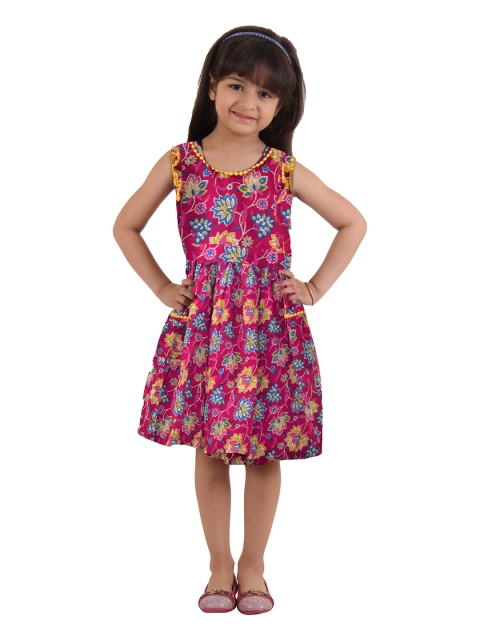 

Kids On Board Red Floral Dress