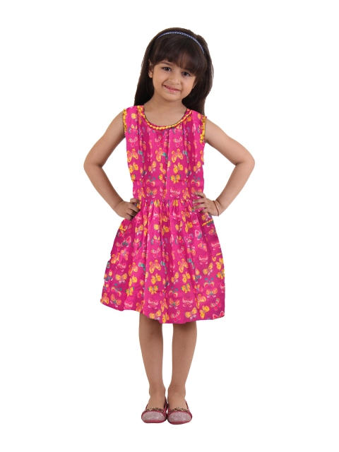 

Kids On Board Pink Floral Dress