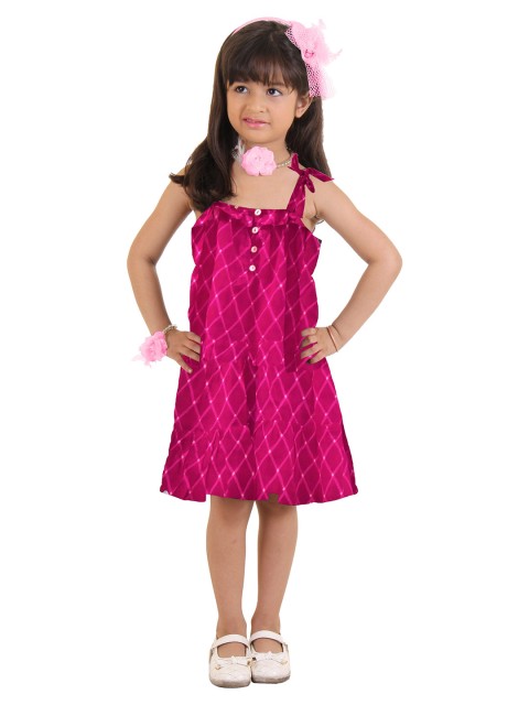 

Kids On Board Pink A-Line Dress