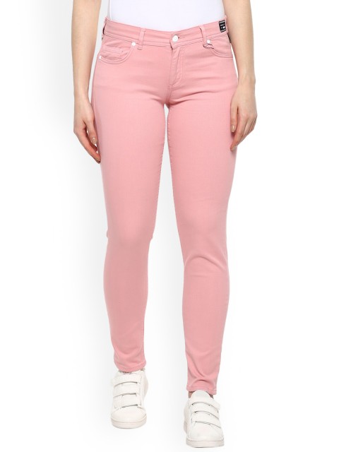 

Versace Jeans Couture Women Pink High-Rise Jeans