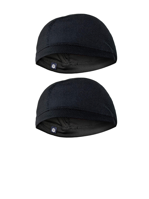 

BOLDFIT Pack of 3 Black Solid Beanie Skull Cap