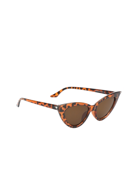 

Scavin Women Brown Lens & Brown Cateye Sunglasses with UV Protected Lens