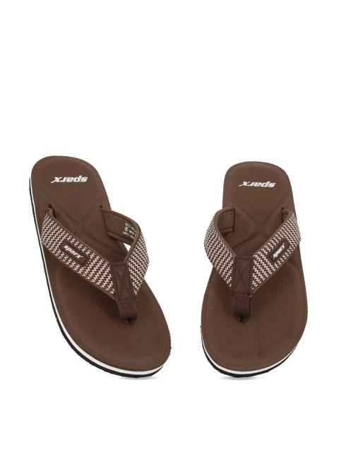 

Sparx Men Brown & White Thong Flip-Flops