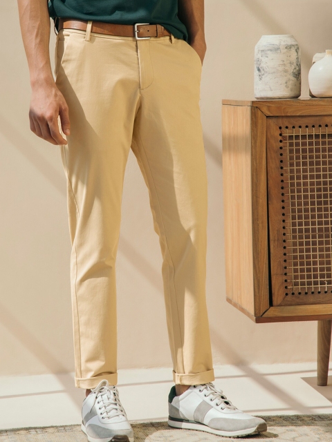 

Andamen Men Beige Chinos Trousers